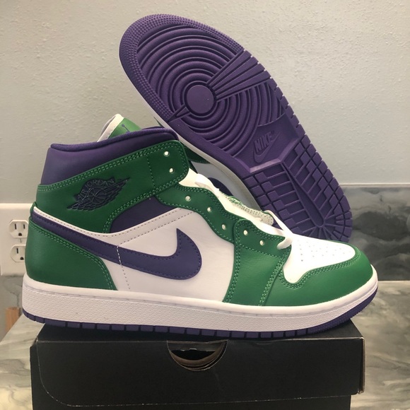 Nike Air Jordan 1 Mid Incredible Hulk - Picture 2 of 6